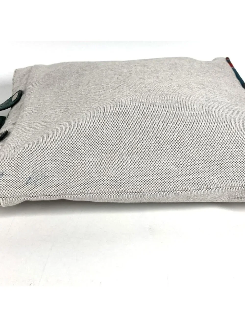 Hermes Handbag Petit Ash Canvas Green
